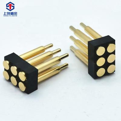 China Use Fire Pogo Pin Connector Electronic Conductive Printer / Thin Layer Gold Flame Retardant Spring Brass Tube for sale