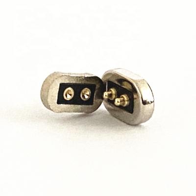 China 2 Male and Female Conductor Pin Magnetic Pogo Pin Connector for Lamps and Lanterns for sale