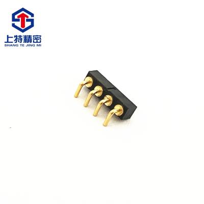 China Fire / Flame Retardant Pitch Right Angle SMD 2.54mm 2/3/4/5/6/8/10 Pin Female Header for sale