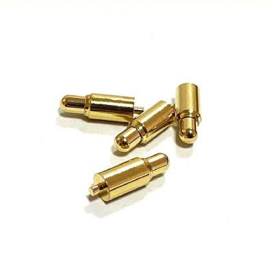 China Fire / Flame Retardant Size Current 5A 10A Through Hole Gold Pogo Pin DIP Type For Connectors for sale