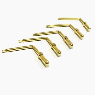 China Fire / Flame Retardant High Current 3A Through Hole DIP Type Brass Pogo Pin For Test Connectors for sale