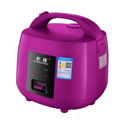 China High quality dark purple hotel national custom plastic rice cooker full with non-stick inner pot for sale