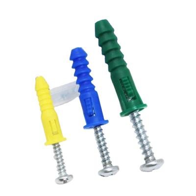 China Pan 2021 New Products Sheet Metal Screws With Matching Plastic Anchor Kit With Double PP Box Package for sale