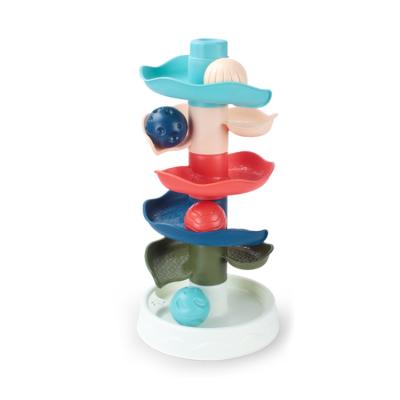 China Colorful Block High Quality Baby Slide Education Rolling Ball Toys 36.5*35.5*8.6CM for sale