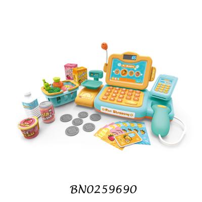 China Educational juguetes pretend game toy for kids intelligent voice recognition calculator cash register toys pretend game toys for child for sale