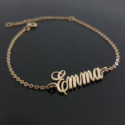 China Personalized Jewelry Personalized Stainless Steel Bracelets For Women Jewelry Custom Name Bracelet for sale