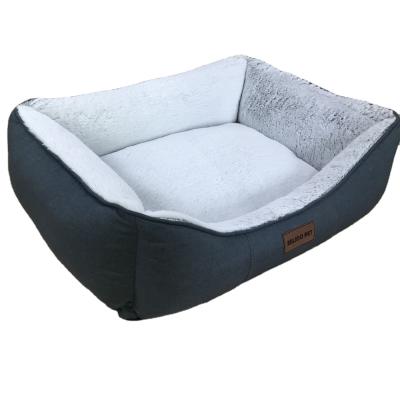 China Sustainable Factory Wholesale Warm Plush Pet Cushion Dogs And Cats Soft Pet Bed for sale