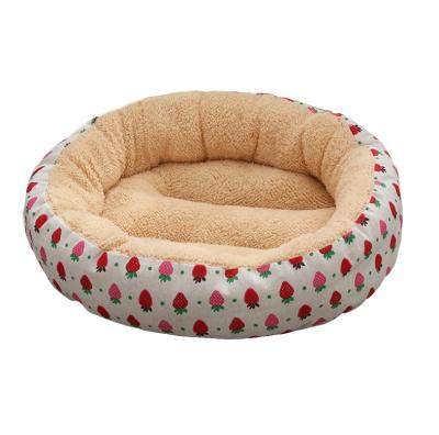 China Danyi Viable Wholesale Products For Pet Shop Cheap Round Multicolor Pet Bed For Small Dogs And Cats for sale