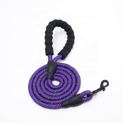 China Wholesale Nylon Metal Strong Durable Durable Snap Hook Reflective Pet Rope Leash for sale