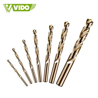 China VIDO m35 4341tool hss metal drilling twist metal bit drill bits set for stainless steel wood drilling for sale