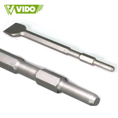 China High Quality Portable MASONRY VIDO 30mm*40mm Stainless Steel Hammer Hex Electric Stone Chisel for sale