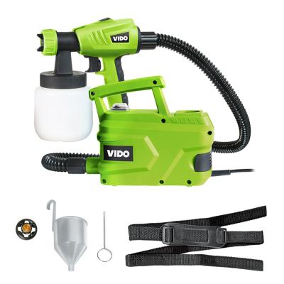 China Paint Spray Gun VIDO Electric Power 500w Mini Spray Gun Automatic Portable Color Paint Set for sale