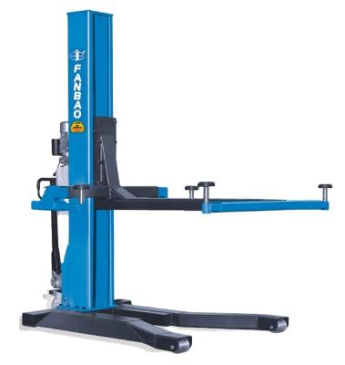 China China Low Jack Lifts 2500kg Dispenser Mid Rise Movable Single Mount Post Car for sale