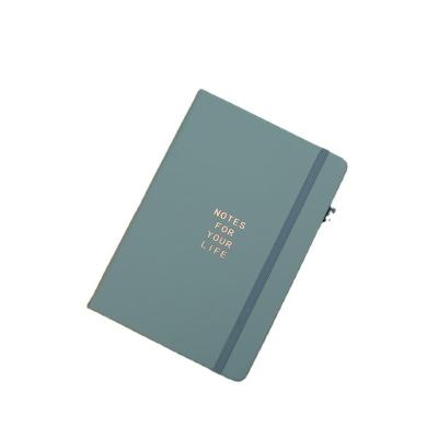 China 120gsm Thick Leather Hardcover Gift Box A5 Hardcover Vegan Journal Ruled Notebook for sale