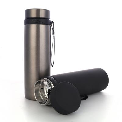 China Sustainable Outdoor Sports 650ml Portable Aluminum Keep Warm Vacuum Thermal Insulated Water Bottle for sale