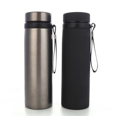 China PORTABLE Widened Nylon Rope Leisure Stainless Steel Water Carry Kettle for sale