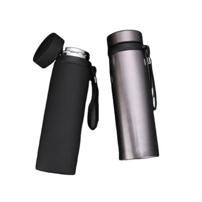 China Hot Selling Portable 1500ml Stainless Steel Wholesale Single Wall Outdoor Travel Sports Water Bottle Portable Drinking Flask With Handle for sale