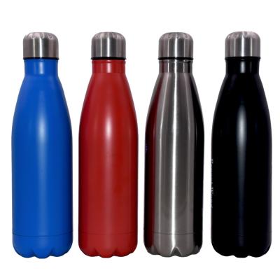 China Custom 500ml Sustainable Logo Metal Stainless Steel Water Bottles for sale