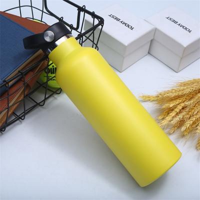 China 750ml BPA FREE Gym Tritan Clear Drinking Water Bottle Stainless Steel Vacuum Sustainable Eco-Friendly for sale