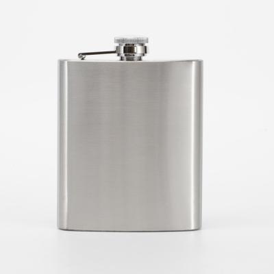 China Modern Best Selling 6oz Leak Resistant Stainless Steel Alcohol Hip Flasks Powder Coated for sale