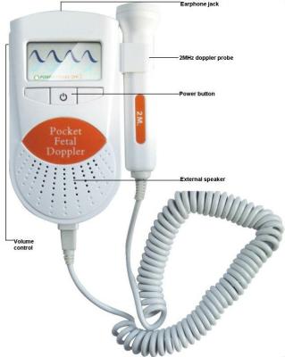 China Baby Sound Pocket Fetal Dopple , Sonoline A Angelsounds Baby Monitor for sale