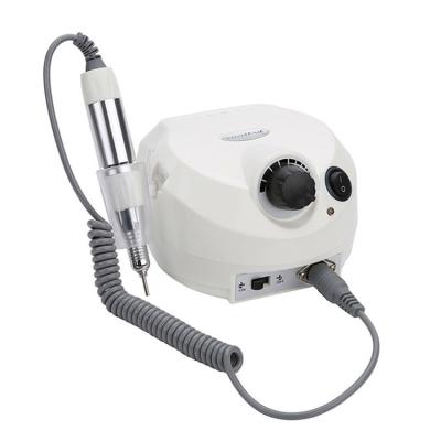 China Plastic white marathon electric nail drill machine with ceramic drill for sale