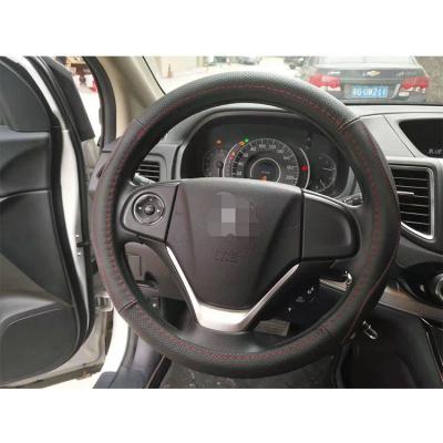 China Custom Shichao Logo Auto Luxury Universal Business Car Steering Wheel Cover For Cars for sale