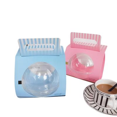 China New design disposable trend disposable take away small paper holder for plastic packaging box for sale