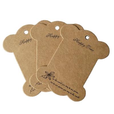 China Recyled Trending Products Embossed Apparel Hang Tags Custom Color Foil Hang Tags for sale