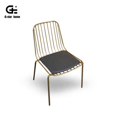 China Outdoor Metal Wire Arrow Chair Bar Stool Living Room Steel Wire Accent Chair for sale