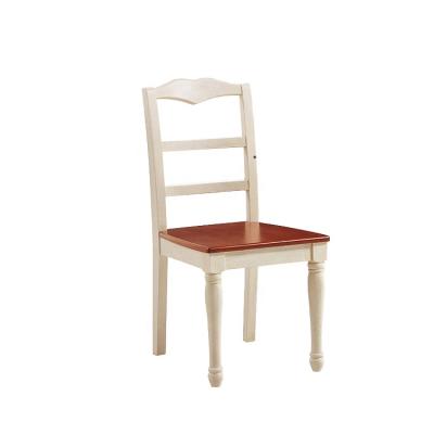 China Mid Century Modern Solid Wood Dining Chair Luxury White Nordic Dining Chair Restaurant With Armrest for sale