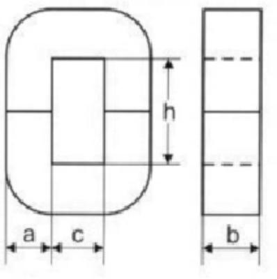 China CRGO 3 Phase CRGO Split Core Transformer SD20*20*50 Core Transformer Core 400Hz for sale