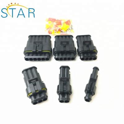 China Tyco Waterproof Automotive Electrical Connector / Amp Manufacturer for sale