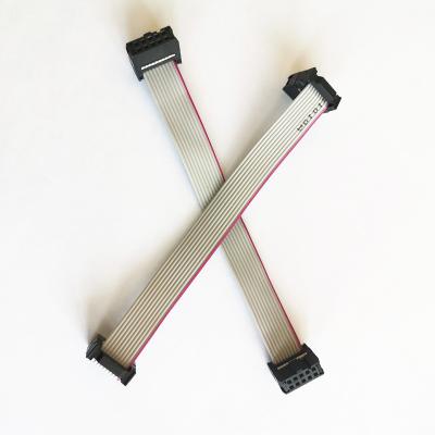 China Home Appliance 2.54mm 10 Pin 10cm Electrical Flat IDC Flat Cable Harness for sale