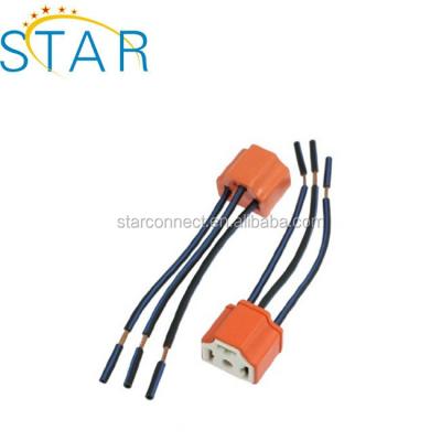 China Automotive Factory H4 Relay Socket Ceramic Wiring for sale