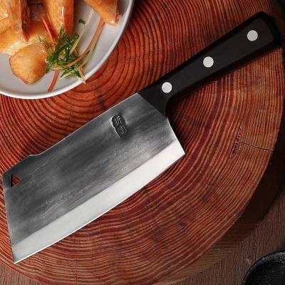 China Tang Hammer Forged Kitchen Knife Full Viable Knife Butcher Cleaver Chopper Knife Bone Chopping Meat Cleaver for sale