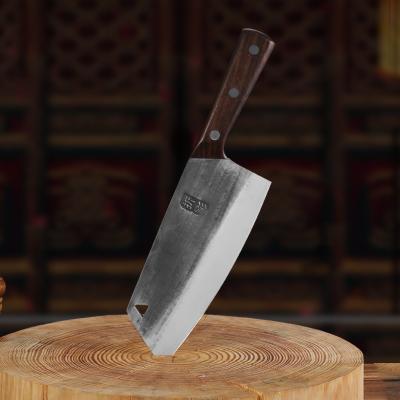 China Tang Hammer Forged Knife Serbian Full Viable Butcher Cleaver Chopper Knife Bone Meat Cleaver for sale