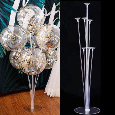 China Party Supplies Decorations Latex Balloon Stand Balloons Stand Column Metallic Balloons For Party Wedding Decoration Supplies for sale