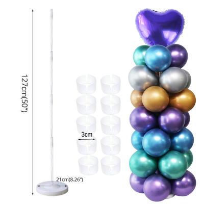 China Party Supplies Decorations Tube Balloon Holder Balloons Stand Column Confetti Balloon Birthday Party Baby Shower Wedding Decoration for sale