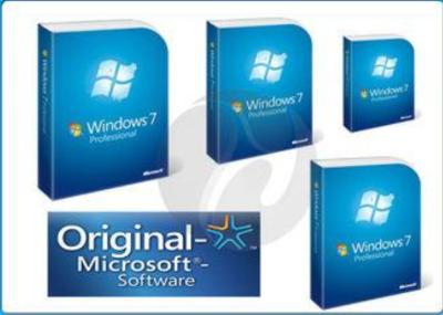 China genuine Windows 7 Pro Retail Box windows 7 home premium 32bit x 64 bit Retailbox for sale