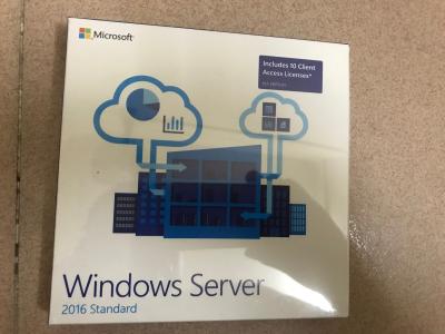 China Windows Server 2016 Retail Box 64 Bit for sale