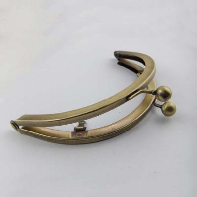 China Brass Bag Etc. Antique Kiss Lock Metal Purse Frame Frame Metal Handbags Frames 14.3*8cm of purse handbag for sale