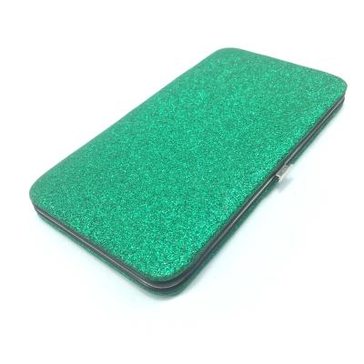 China Wholesale fashion custom green color metal frame card holder for men for sale