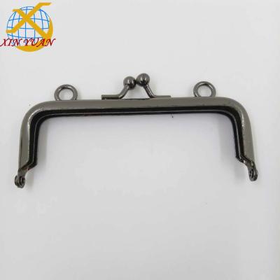 China Wholesale Gunmetal 10.3*3.8cm Purse Frame Purse Frame Gunmetal 10.3*3.8cm Eco-friendly Purse Frame Gunmetal 10.3*3.8cm Purse Frame Manufacturer Purse Frame for sale