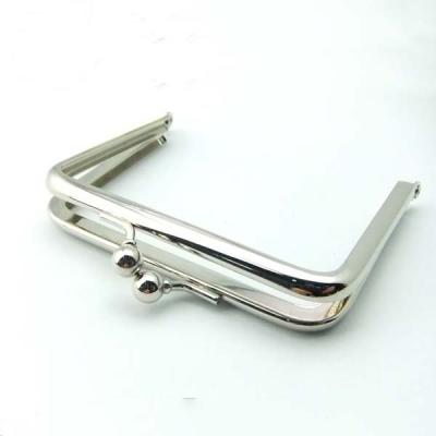 China Eco-friendly Purse Material Frame Nickel 9.7*7.5cm Purse Material Frame Channel Purse Frame Purse Clutch Open Frame for sale