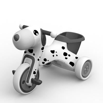 China Easy safety for the BEST CHILDREN GIFTS baby 3 wheels tricycle with cute dog carton design battery car for kids for sale