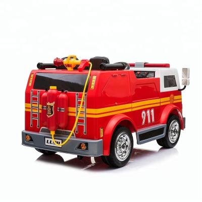 China Ride On Toy Factory New Design LL911 Fire Truck Car For Baby Ride On Kids Electric Car for sale