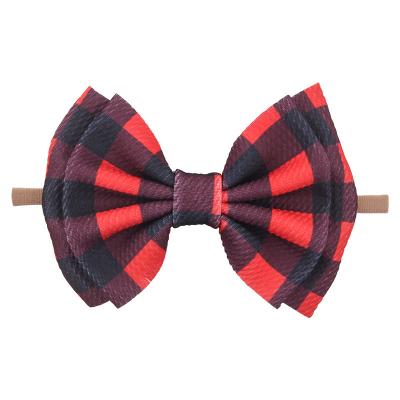 China Wholesale Fashion Baby Headband Children's Bow Knot Printed Ni Tap Head Wear Accessories for sale