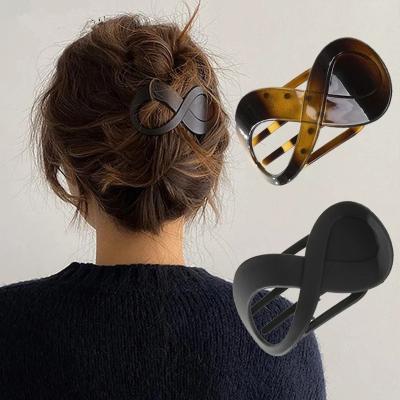 China New Decorations Hair Styling Accessories For Women Girls Large Hair Sling Clips Seamless Plastic Platypus Claw Single Hairpins Styling Tools for sale