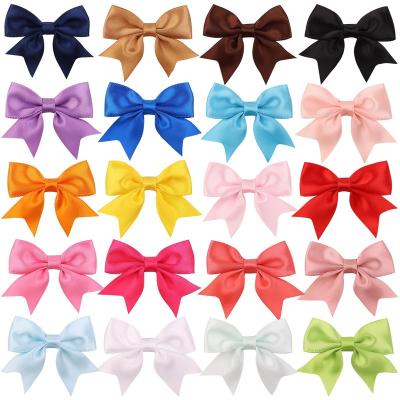 China Fashion Children's Colorful Bow Hairpin 20 Lovely Baby Duckbill Clip for sale